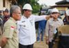 Bupati Shalahuddin dan Wabup Felix Lakukan Peninjauan Proyek Jembatan Tumpung Laung–Sikan di Montallat