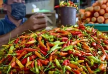 Pasar Santa Catat Kenaikan Harga Cabai dan Daging Sapi Jelang Tahun Baru Imlek