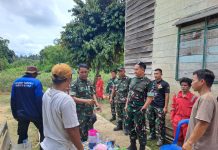Dandim 1013/Mtw Cek Langsung Lokasi Rencana Ground Breaking Jembatan Gantung Garuda di Desa Liang Buah