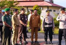 Wakil Bupati Barito Utara Sambut Kedatangan Wakapolda Kalteng