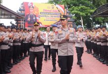 Polres Barito Utara Ditekankan Tingkatkan Profesionalisme dalam Arahan Wakapolda Kalteng