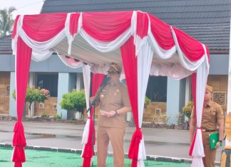 Evaluasi ASN Lewat Apel Gabungan, Bupati Barito Utara Tekankan Disiplin dan Kerja Keras