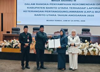 DPRD Barito Utara Sampaikan Rekomendasi LKPJ 2025, Ini Jadi Sorotan