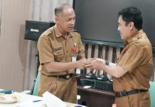 Sertijab Lingkup Diskominfosandi Barito Utara, Dorong Peningkatan Kinerja dan Pelayanan Publik