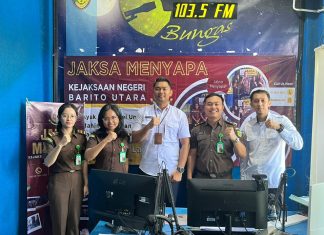 Kejari Barito Utara dan Bagian Hukum Setda Imbau Masyarakat Bijak Bermedsos