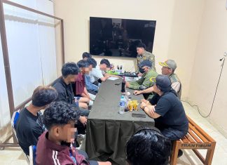 Patroli Trantibumlinmas Satpol PP Barito Utara Amankan 9 Orang, Dua Pelajar Diduga Ngelem