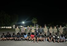 Satpol PP Barito Utara Melaksanakan Patroli, 14 Orang OTT Diproses