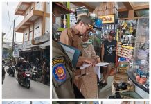 Kurangnya Kesadaran Pedagang, Satpol PP Barito Utara Gencarkan Sosialisasi di Muara Teweh
