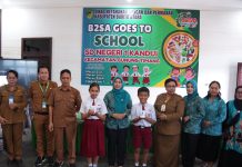 B2SA Goes To School di SDN-1 Kandui Dihadiri Ketua TP PKK Barito Utara