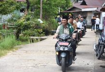 Bupati Barito Utara Tinjau Jembatan di Montallat, Minta Perbaikan Segera Jembatan Petake
