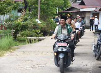 Bupati Barito Utara Tinjau Jembatan di Montallat, Minta Perbaikan Segera Jembatan Petake