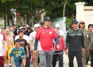 Launching Car Free Day di Barito Utara, Warga Diajak Terapkan Gaya Hidup Sehat dan Penguatan UMKM