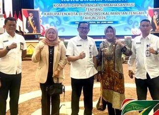 Pimpinan DPRD Barito Utara Ikuti Pembahasan RUU Kabupaten/Kota di Palangka Raya