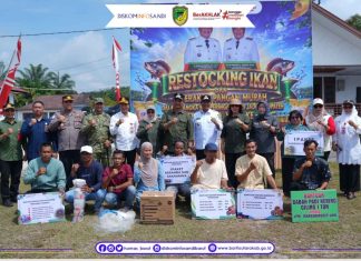 Dukung Restocking 76.000 Bibit Ikan, Ketua DPRD Barito Utara Ajak Masyarakat Jaga Ekosistem Perairan