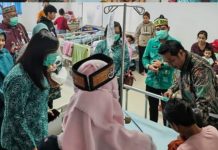 Wakil Bupati Barito Utara Tinjau Balita Stunting di RSUD Muara Teweh