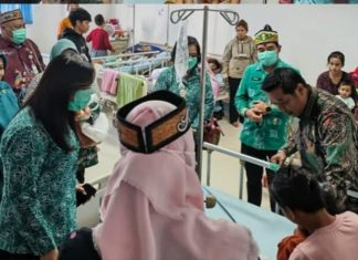 Wakil Bupati Barito Utara Tinjau Balita Stunting di RSUD Muara Teweh