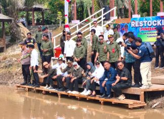 Ketua Komisi II DPRD Barito Utara Apresiasi Program Restocking Ikan Peringati HUT ke-76 Barito Utara