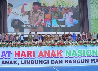 Peringati HAN ke-42, Pemkab Barito Utara Deklarasikan GERNAS RANA Demi Perlindungan Anak