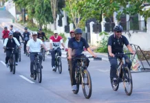 Gowes Bersama di CFD Muara Teweh, DPRD Apresiasi Antusiasme dan Kebersamaan Warga