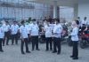 Tinjau Pelayanan RSUD Muara Teweh, Bupati Shalahuddin Pimpin Apel Pagi