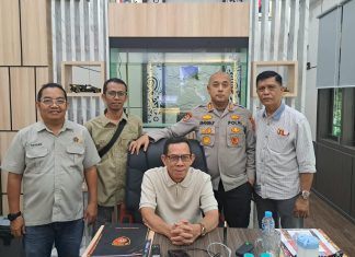 PWI Barito Utara Audiensi dengan Kapolres, Bahas Penguatan Kemitraan Pers dan Polri