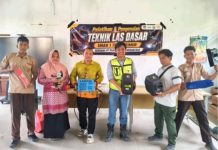 Tingkatkan Kompetensi Siswa, PAMA BEKB Gelar Pelatihan Teknik Dasar Pengelasan
