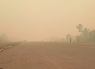 Asap Tebal Menyelimuti Muara Teweh, Warga Diminta Waspada