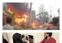 Kebakaran di Montallat, Empat Warga Dilarikan ke RSUD Muara Teweh
