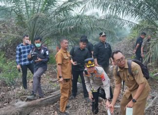 Gerak Cepat Usai Rakor, Bupati Shalahuddin Cek Titik Api Karhutla
