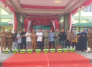 Pangdam XXII/Tambun Bungai Lantik Dandim 1020/Murung Raya dan Komandan Denzipur 16