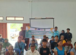 Wujud Kepedulian Sosial, PT SMM Salurkan Santunan kepada 51 Anak Yatim dan Dhuafa